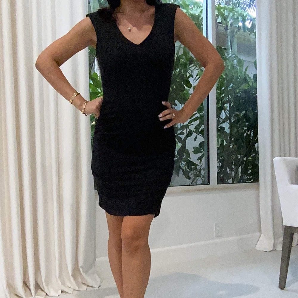 See You Monday Black Dress